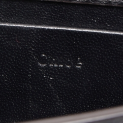 Pre Owned Chloe Black Leather Small Nile Bracelet Minaudiere Crossbody Bag