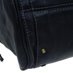 Pre Owned Chloe Black Large Leather Paddington Capsule Satchel