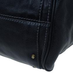 Pre Owned Chloe Black Large Leather Paddington Capsule Satchel