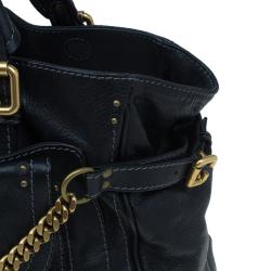 Pre Owned Chloe Black Large Leather Paddington Capsule Satchel
