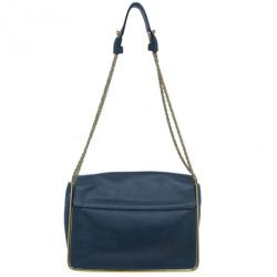 Pre Owned حقيبة كلوي جلد أزرق سالي للكتف