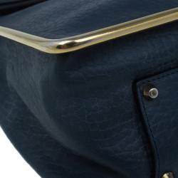 Pre Owned حقيبة كلوي جلد أزرق سالي للكتف