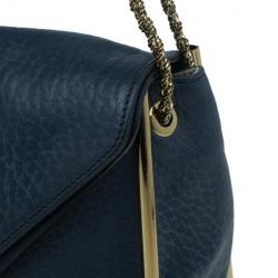 Pre Owned حقيبة كلوي جلد أزرق سالي للكتف