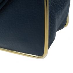 Pre Owned حقيبة كلوي جلد أزرق سالي للكتف