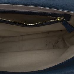 Pre Owned حقيبة كلوي جلد أزرق سالي للكتف