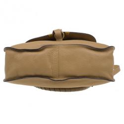 Pre Owned حقيبة كلوي مارسي جلد بني وسط للكتف