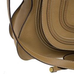 Pre Owned حقيبة كلوي مارسي جلد بني وسط للكتف