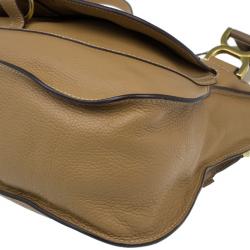Pre Owned حقيبة كلوي مارسي جلد بني وسط للكتف