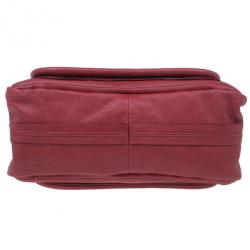 مملوكة مسبقًا Chloe Red Leather Small Paraty Hobo
