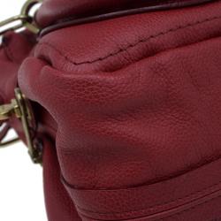 مملوكة مسبقًا Chloe Red Leather Small Paraty Hobo