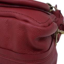 مملوكة مسبقًا Chloe Red Leather Small Paraty Hobo