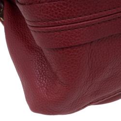 مملوكة مسبقًا Chloe Red Leather Small Paraty Hobo