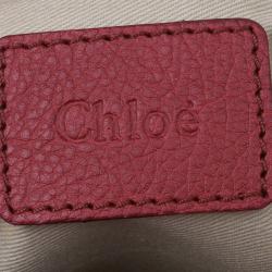 مملوكة مسبقًا Chloe Red Leather Small Paraty Hobo