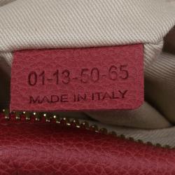 مملوكة مسبقًا Chloe Red Leather Small Paraty Hobo