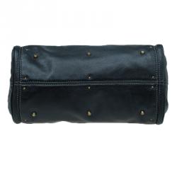 Pre Owned Chloe Black Leather Medium Paddington Satchel