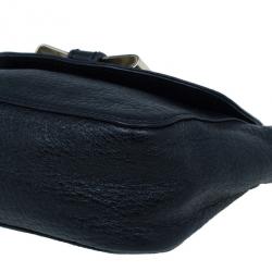 Pre Owned حقيبة كروس كلوي ميني ليلي جلد أسود