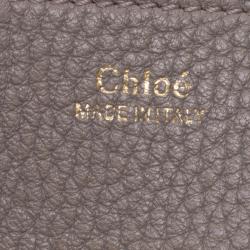 Chloe Beige Leather Small Drew Shoulder Bag