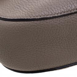 Pre Owned Chloe Beige Leather Small Drew Shoulder Bag