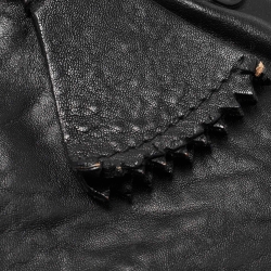 Pre Owned Chloe Black Pebbled Leather Elvire Satchel