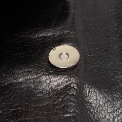 Pre Owned Chloe Black Pebbled Leather Elvire Satchel