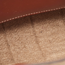 مملوكة مسبقًا Chloe Brown/Beige Wool and Leather Small Woody Tote