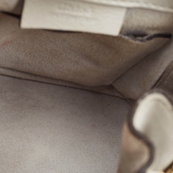 Chloe Grey/Multicolor Leather and Suede Mini Faye Day Backpack