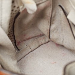 Chloe Grey/Multicolor Leather and Suede Mini Faye Day Backpack