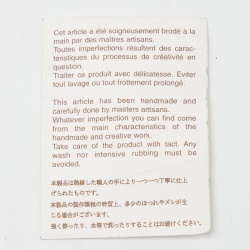 Pre Owned Chloe Black Canvas Metal Embellished Crescent Hobo