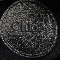 مملوكة مسبقًا Chloe Metallic/Silver Mesh and Leather Chainmail Hobo