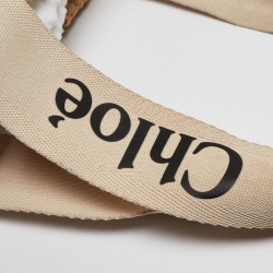 Pre Owned Chloe Natural Fibers Large Woody Tote