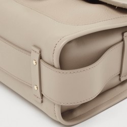 مملوكة مسبقًا Chloe Motty Grey Leather Mini Tess Day Top Handle Bag