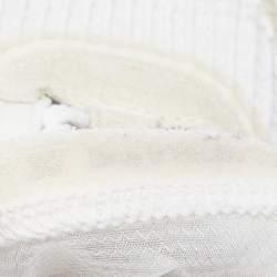 Pre Owned Chloe White Mesh and Suede Nama Low Top Sneakers Size 39