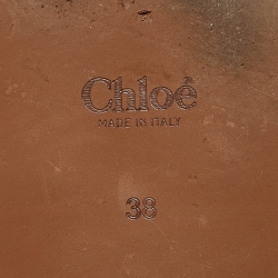 Chloe Blue Mesh and Lace Woody Flat Slides Size 38  
