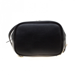 Pre Owned Chloe Black Leather and Suede Small Faye Day Backpack