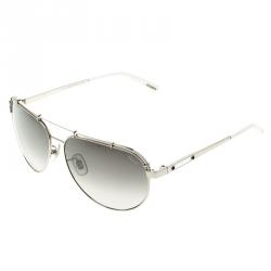 Pre Owned Chopard Grey Titanium SCHA12 Aviator Sunglasses