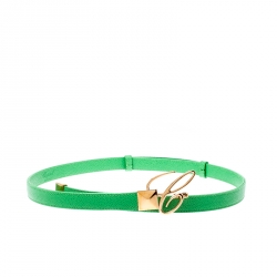 Chopard Green Leather Miss Happy Belt 105CM