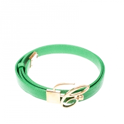 Chopard Green Leather Miss Happy Belt 105CM