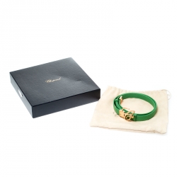 Chopard Green Leather Miss Happy Belt 105CM