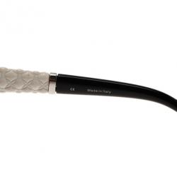 Chopard Black and White SCH127 Cat Eye Sunglasses