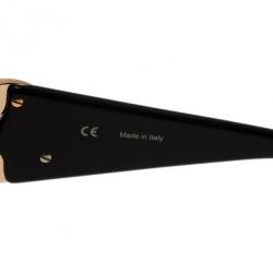 Pre Owned Chopard Black SCH939S Shield Sunglasses