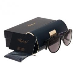 Chopard Black SCH127 Cat Eye Sunglasses