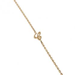 Pre Owned Chopard Happy Animal World Panda 18k Rose Gold Pendant Necklace