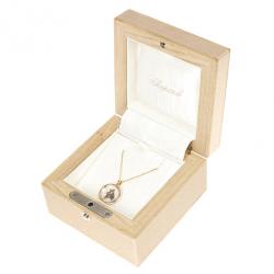 Pre Owned Chopard Happy Animal World Panda 18k Rose Gold Pendant Necklace