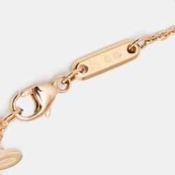 Pre Owned Chopard Happy Diamond 18k Yellow Gold Bracelet