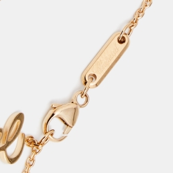 Pre Owned Chopard Happy Diamond 18k Yellow Gold Bracelet
