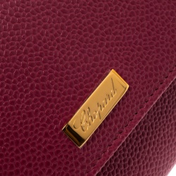 Chopard Red Leather Miss Happy Continental Wallet 
