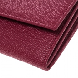 Chopard Red Leather Miss Happy Continental Wallet 