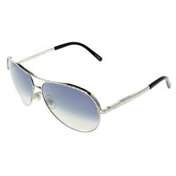 Pre Owned Chopard Black/Silver SCH807S Aviator Sunglasses