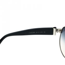 Chopard Blue/Silver SCH866S Embellished Sunglasses