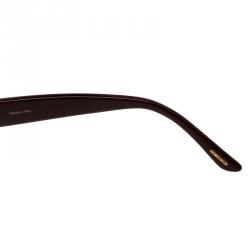 Chopard Burgundy SCH866S Embellished Aviator Sunglasses